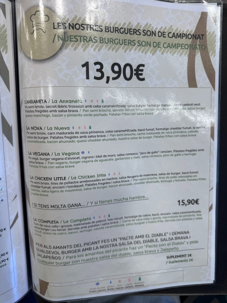 Review and opinions of food and drinks in Vilassar de Mar, Anxaneta, Anxaneta