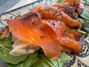 Carta de Restaurantes en Vilassar del Mar, CAFĒ DEL MAR · Vilassar de Mar, Tostada de salmón