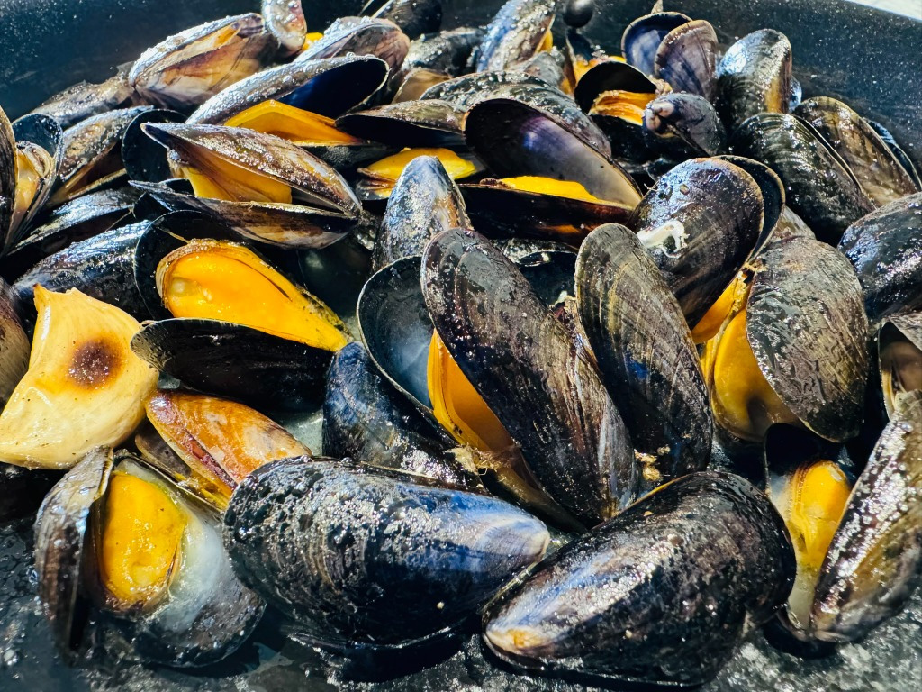 Carta de Restaurantes en Vilassar del Mar, Verdaguer Vilassar, Mejillones del Bouchot a la pimienta