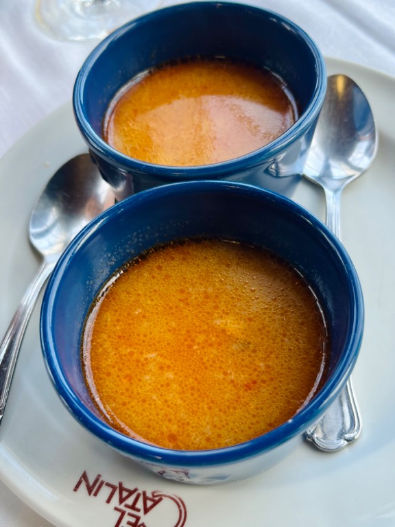 Menu of Restaurants in Villaviciosa, El Catalín, Sopa de marisco