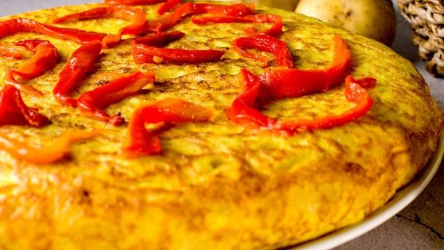 Carta de Restaurantes en Vitoria-Gasteiz, Klaritxu, Tortilla Clasica Picante Grande