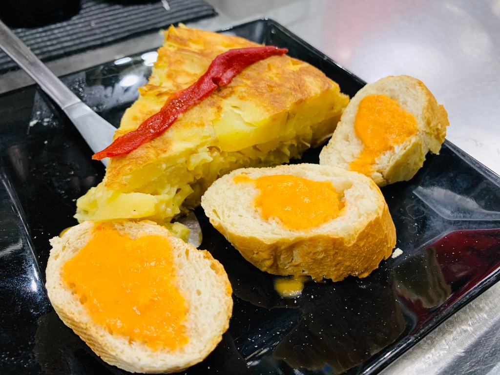 Carta de Bares en Vitoria-Gasteiz, La Malquerida, Pintxo de tortilla