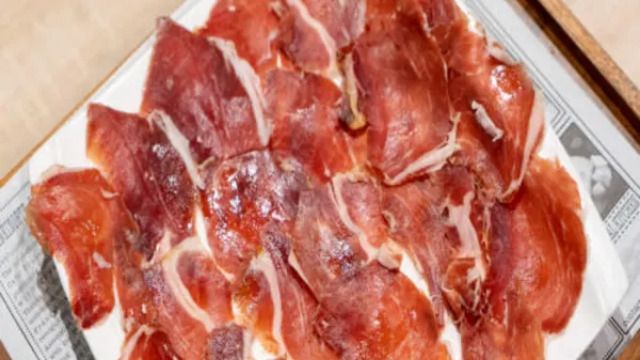 Menu of Restaurants in Vitoria-Gasteiz, London Café Vitoria, Ración de jamón ibérico