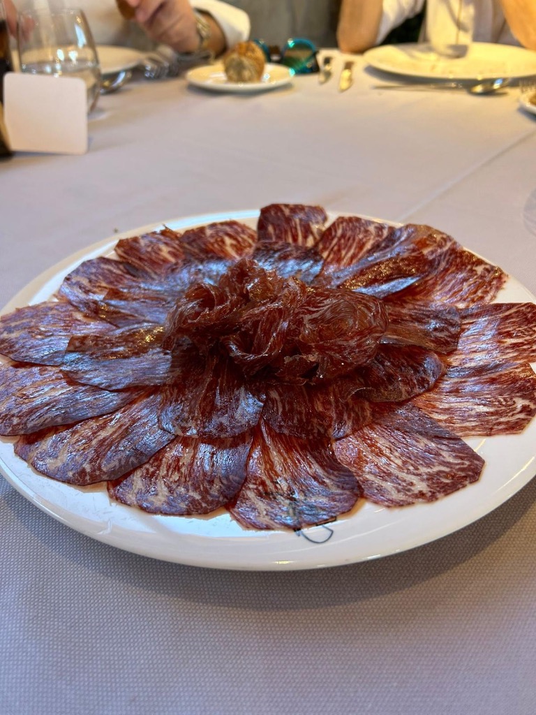 Carta de Restaurantes en Vizmalo, Finca Santa Rosalía, Carpaccio
