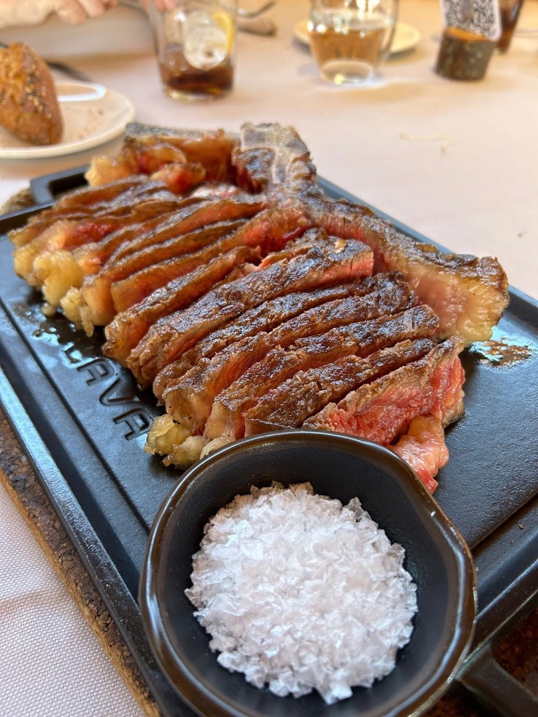 Carta de Restaurantes en Vizmalo, Finca Santa Rosalía, Chuleton