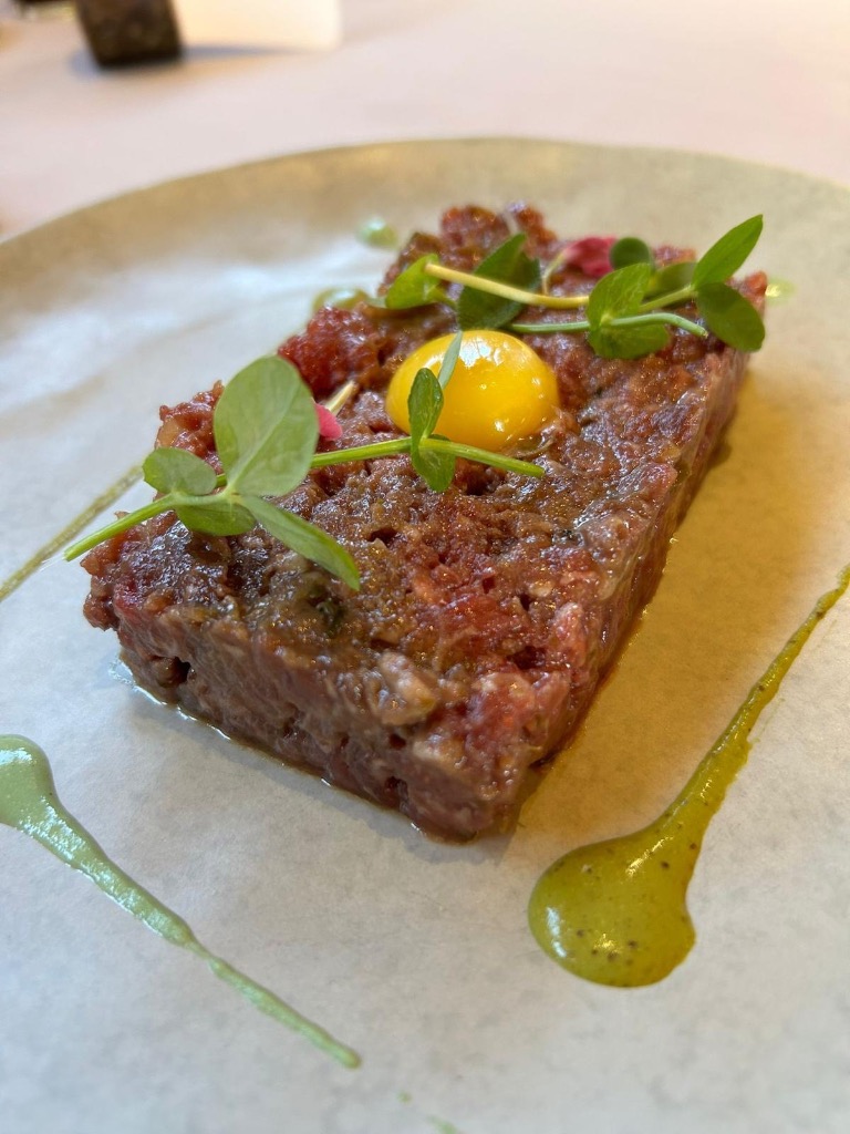 Carta de Restaurantes en Vizmalo, Finca Santa Rosalía, Tartar