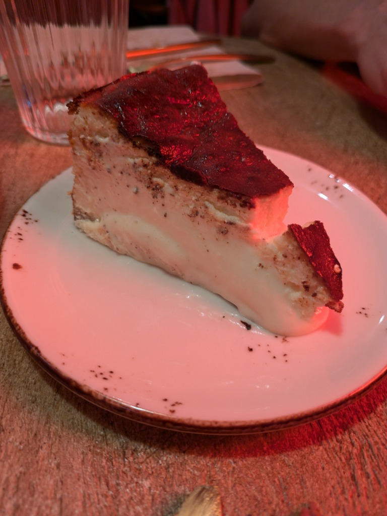 Menu of Restaurants in Zaragoza, Berty's Burger Zaragoza, Tarta de queso