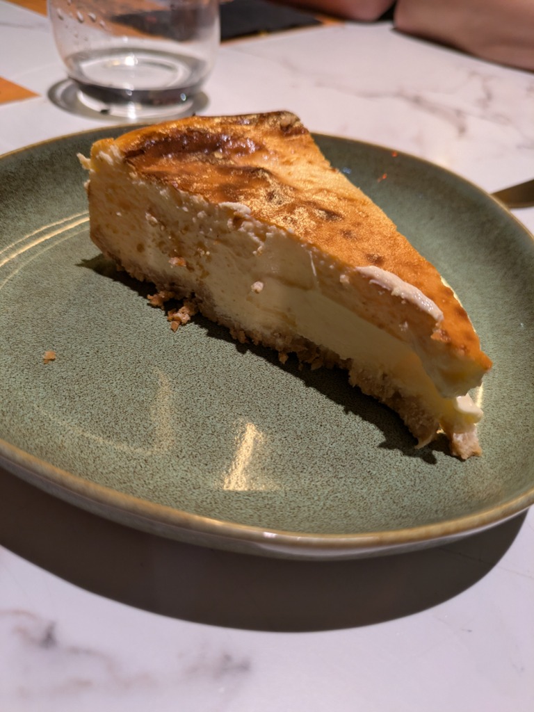 Carta de Restaurantes en Zaragoza, DITALY, Tarta de queso