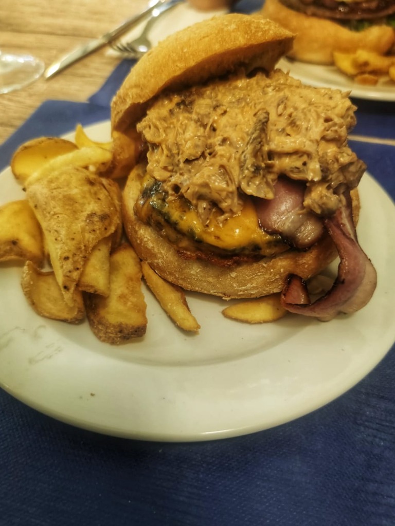 Carta de Restaurantes en Zaragoza, El Palco Romareda, Hamburguesa pulled