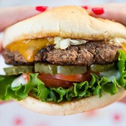 Carta de Restaurantes en Zaragoza, El Sitio, Hamburguesa de buey y secreto (200 g.)