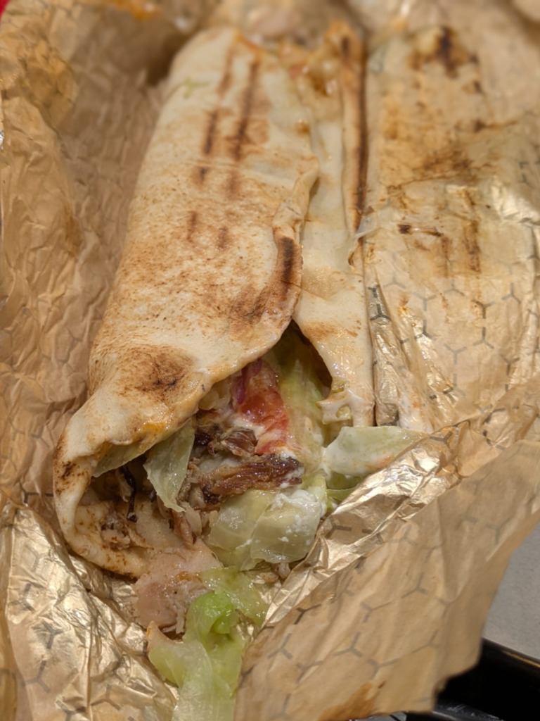 Carta de Restaurantes en Zaragoza, JEKES - Kebabs pero bien, Durum de pollo