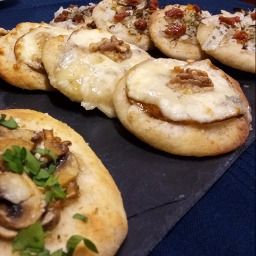 Carta de Restaurantes en Zaragoza, La Ciclería, Surtido mini Pizzetas