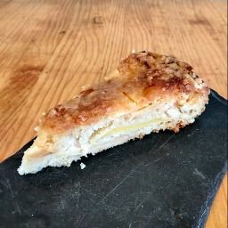 Carta de Restaurantes en Zaragoza, La Ciclería, Tarta de Manzana estilo Normandía