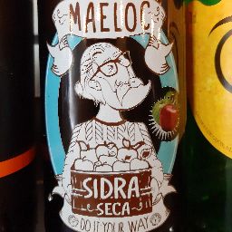 Carta de Restaurantes en Zaragoza, La Piparra, Sidra Gallega Maeloc