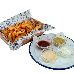 Carta de Restaurantes en Zaragoza, Malteadora, Patatas Fritas a las 3 Salsas