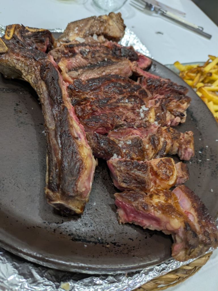 Menu of Restaurants in Zaragoza, Restaurante Empeltre, Chuletón de vaca