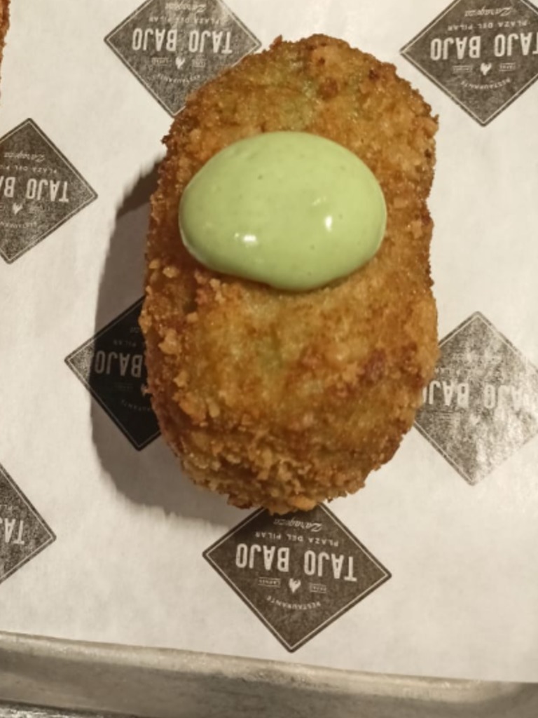 Menu of Restaurants in Zaragoza, Restaurante Tajo Bajo, Croqueta de borraja