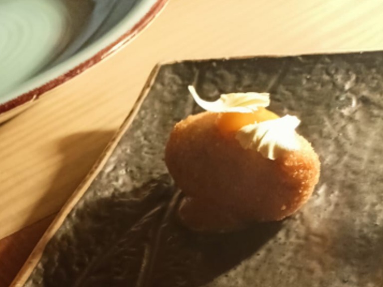 Menu of Restaurants in Zaragoza, Zebra Coja Restaurante, Croqueta de jamón ibérico y picanha